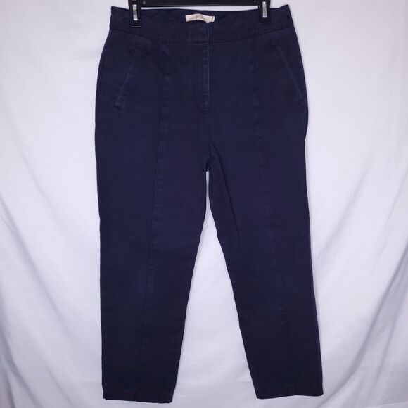 Tory Burch Pants Womens 8 Navy - Picture 1 of 6